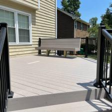 Deck Resurface and Composite Built Custom Bench 1