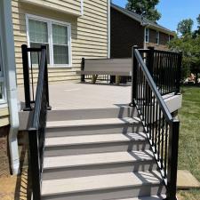Deck Resurface and Composite Built Custom Bench 2